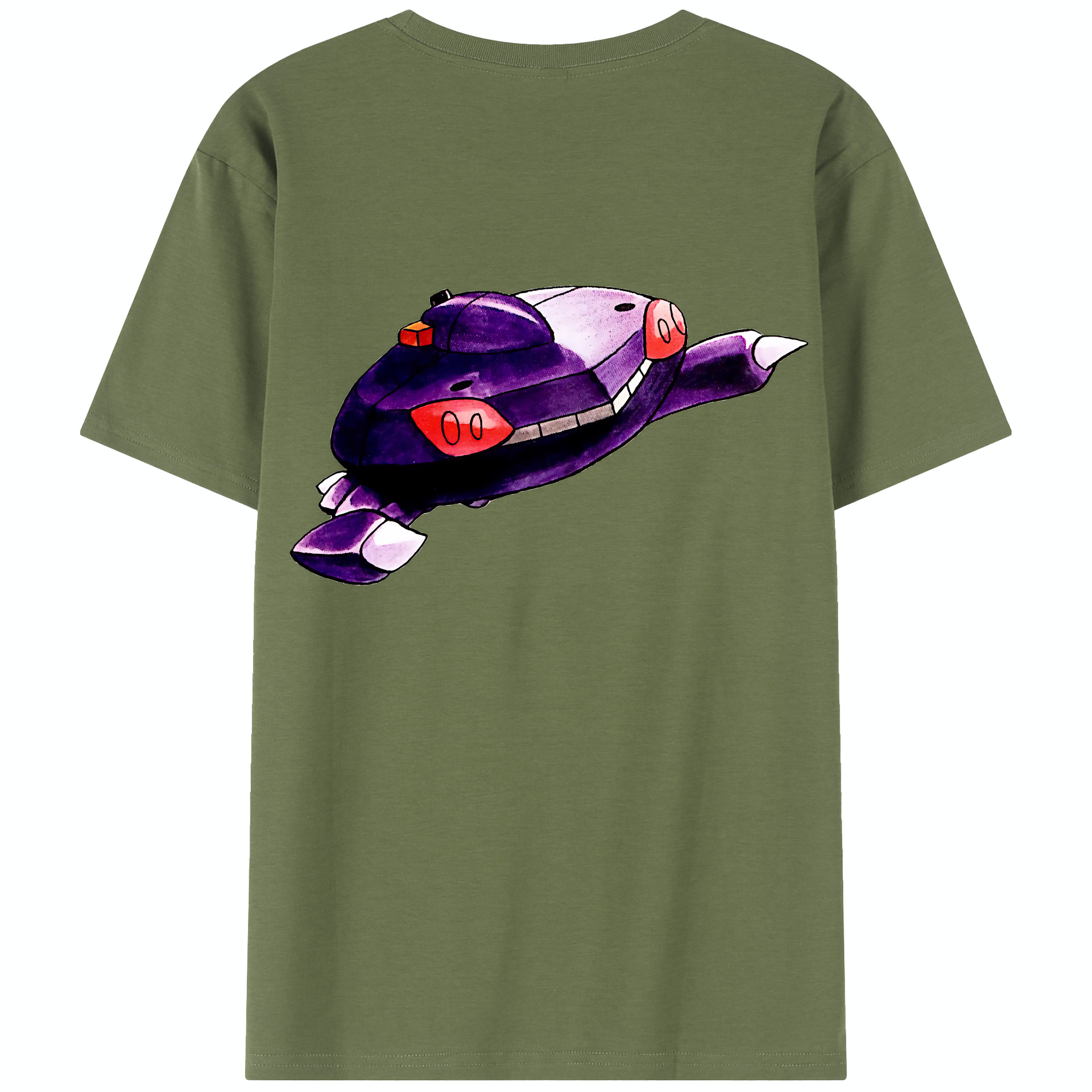 （画像用） ポケットモンスター Pokémon 綿100％半袖Tシャツ（背面プリント）